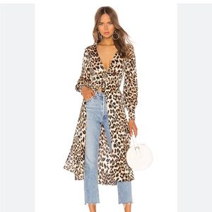 Amor Maxi Top Cheetah cover up